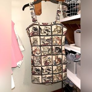 HALARA Cat Quilt Dress